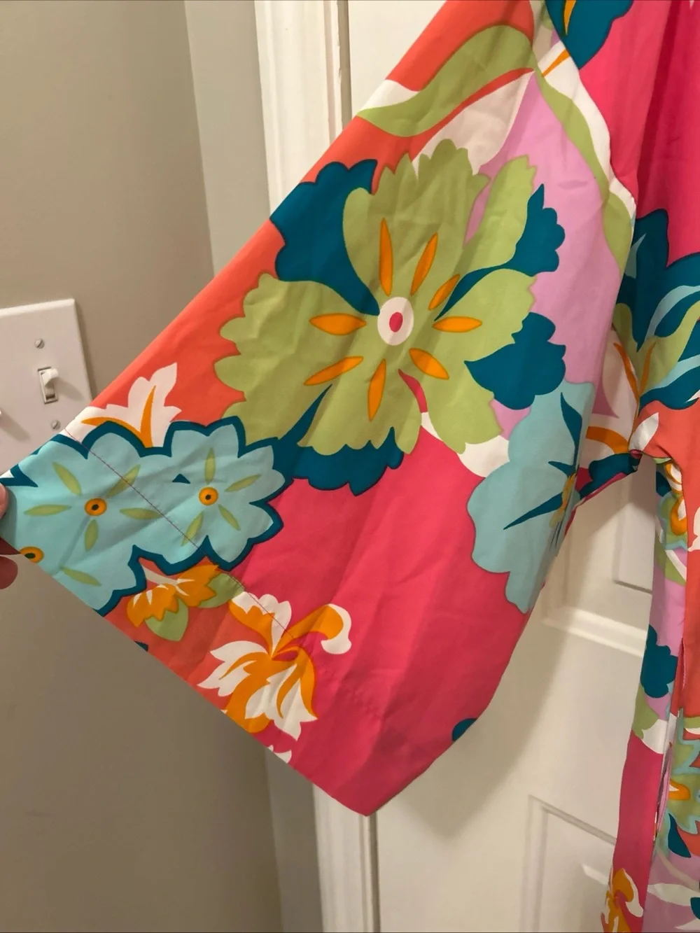 Natori Ascendant Lotus Caftan NEW XS
